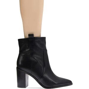 BCBGeneration Women's Jayda Fashion Leather Upper Ankle Boot Black Size 7.5 NWT